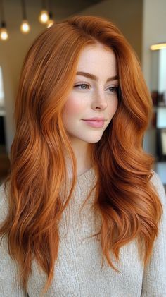 👱 Extraordinary Natural Ginger Hair Copper Hair Color Ideas Refinement | Most-Loved Ginger Hair Copper, Natural Ginger Hair, Natural Ginger, Essential Hair Products, Hair Maintenance Tips, Saving Techniques, Professional Tips