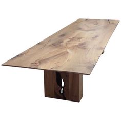 a wooden table that is made out of wood