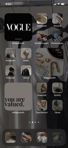 an image of a cell phone screen with the words you are called voge on it