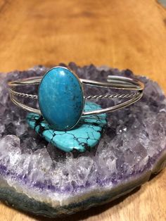 *18x25mm blue turquoise cuff *Sterling Silver *Free Shipping *Handcrafted In USA*Jewelry ship in Gift box *Cabochon made vary in color All components are solid .925 silver. Thank You For Your Looking ,And Check Out More Items In My Etsy Shop For More Great Deals, Also We Add More Jewelry To Etsy Shop Regularly https://www.etsy.com/shop/ABQdesign Handmade Turquoise Oval Cuff Bracelet, Southwestern Blue Oval Bracelets, Southwestern Blue Nickel-free Cuff Bracelet, Southwestern Style Nickel Free Blue Cuff Bracelet, Southwestern Blue Cuff Bracelet As Gift, Southwestern Style Blue Nickel-free Cuff Bracelet, Blue Oval Gemstone Cuff Bracelet, Adjustable Turquoise Cuff Bracelet For Wedding, Blue Sterling Silver Cuff Bracelet With Gemstone