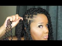 HOW TO: Super Easy PASSION TWIST - YouTube Diy Hair Growth Oil, Twists Crochet, Passion Twists, Jumbo Box Braids, Twist Styles, Natural Hair Twists, Crochet Short, Twist Braid Hairstyles