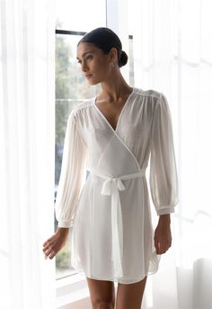 True Love Cover Up Elegant V-neck Robe For Vacation, Elegant Wrap Robe For Vacation, Elegant V-neck Sleepwear For Vacation, Elegant Long Sleeve Sleepwear For Vacation, Chic Wrap Cover-up For Loungewear, Chic Summer Wedding Night Sleepwear, Chic Sleepwear For Wedding Night In Summer, Chic Summer Sleepwear For Wedding Night, Feminine V-neck Robe For Daywear