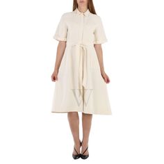 Dart Shirts, Structured Dress, Ladies Dresses, White Short, Dress Cuts, A Line Skirts, White Shorts, Burberry, Casual Dresses