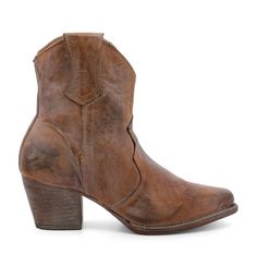 At first glance, the Baila Cowgirl Boots in Rustic look like authentic footwear from centuries past Ankle Cowgirl Boots, Thick Heel Boots, Cowboy Ankle Boots, Women Aesthetic, High Heel Wedges, Pointed Toe Boots, Boot Print, Winter Boots Women, Thick Heels