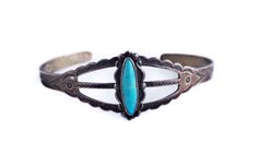 Vintage Sterling Silver Turquoise Cuff Bracelet ~ Retro 1960s Blue Gem Southwestern Jewelry Adjustable Vintage Turquoise Cuff Bracelet, Adjustable Turquoise Vintage Cuff Bracelet, Vintage Blue Cuff Bracelet, Carnelian Ring, Diamond Stacking Rings, Turquoise Bracelet Cuff, September Birthstone Jewelry, Turquoise Cuff, Cabochon Ring