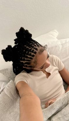 Locstyles For Short Hair, Locs On Girls Real Hair, Summer Loc Styles For Women, Two Buns Locs Hairstyle, Loc Bun Hairstyles, Natural Locks Hairstyles, Styles For Short Locs For Women, Retwist Locs Style Black Women, Flat Twist Loc Styles