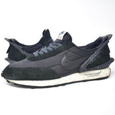 2019 Nike X Undercover Daybreak “Black Sail” Women 13 = Men 11.5. Used, Worn Condition Marks On Suede. Original Box Included. 100% Authentic. Fast Shipping All Sales Final Black Nikes, Nike Men, Nike Shoes, Athletic Shoes, Original Box, Sailing, Men's Shoes, Man Shop, Black White