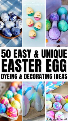 50 Easy & Unique Easter Egg Dyeing & Decorating Ideas Easter Aesthetic, Unique Easter Eggs, Easter Photography, Kids Easter Basket