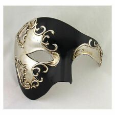 Find great deals for Silver Musical Black Venetian Half Masquerade Mask Phantom Design Costume Mask. Shop with confidence on eBay! Black And Gold Masquerade Mask, Phantom Of Opera, Masquerade Mask Black, Black Masquerade, Gold Masquerade Mask, Mask Ball, Black Masquerade Mask, Luxury Mask, Mens Masquerade Mask