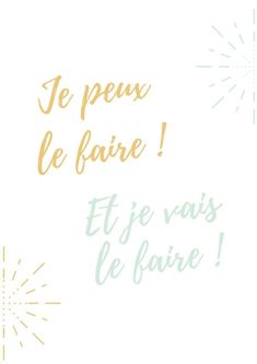 the words are written in french and english on a white background with gold foil stars