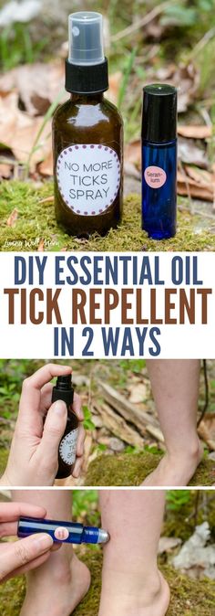 Keep ticks away without the harmful chemicals using this all natural essential oil tick repellent recipe. It takes 2 minutes to make and is safe and effective for the whole family! Natural Tick Repellent, Health Coconut Oil, Camping Tricks, Tick Repellent, Aromatherapy Recipes, Diy Essentials, Oregano Oil, Coconut Oil Uses, Young Living Oils