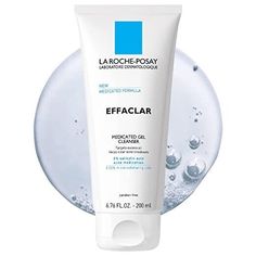 Medicated face cleanser for oily skin and acne, formulated with 2% Salicylic Acid. This acne wash targets excess oil & helps clear breakouts. Clinically tested to reduce excess surface oil by up to 47%. Dermatologist Tested Face wash with Salicylic Acid acne medication, to fight acne breakouts & blackhead removal. Oil & Paraben Free. Oil Free Acne Wash, Salicylic Acid Cleanser, Control Oily Skin, La Roche Posay Effaclar, Cleanser For Oily Skin, Acne Face, Acne Face Wash, Salicylic Acid Acne, Acne Cleansers