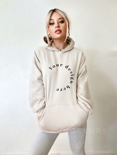 This listing is for a Gildan 18500 Sand Hoodie Mockup  Important Details - This listing is for a Gildan Sand 18500 Mockup. - Size: 2316 × 3088 px - Graphics used in examples do not come with the download - Resolution 300DPI - You will receive a high resolution digital image free of watermarks and branding - Model is wearing an XL We here at Bloom Co Mockups make selling your designs as easy as possible. Our goal is to help you sell your print on demand designs using the best mockups.  Model wear Oversized Beige Hoodie With Ribbed Cuffs, Beige Hooded Sweatshirt With Drawstring, Beige Hoodie With Drawstring, Beige Letter Print Hoodie For Streetwear, Beige Hoodie With Letter Print For Streetwear, Beige Cotton Hoodie With Kangaroo Pocket, Cream Hoodie Sweatshirt With Drawstring Hood, Beige Kangaroo Pocket Sweatshirt For Streetwear, Beige Sweatshirt With Kangaroo Pocket For Streetwear