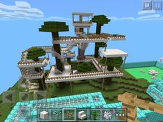 Minecraft Treehouses, Resin Patio, Resin Patio Furniture, Minecraft House Tutorials