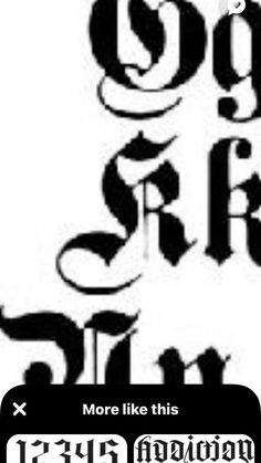 some type of typogramic that looks like it is in black and white