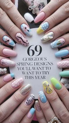 Spring Design, Classy Nails, Nail Tips