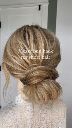 TORIE BLISS | Messy bun hack for short hair Save & try 🖤 Wax spray I used for texturizing linked in stories You guys loved my long hair messy bun… | Instagram Hair Messy Bun Tutorial, Long Hair Messy Bun, Bun Hack For Short Hair, Long Hair Messy, Messy Bun Hack, Hair Messy Bun, Bun Hack, Short Hair Up, Hair Messy