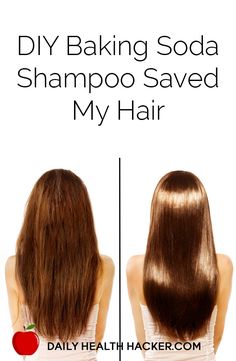 DIY Baking Soda Shampoo Saved My Hair - Worth a shot since baking soda is just generally magical Diy Baking Soda, Baking Soda For Hair, Hair Diy, Baking Soda Shampoo, Diy Baking, Natural Shampoo, Trendy Hair, Diy Beauty Hacks, Health And Beauty Tips