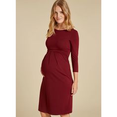 There's a reason why this dress is our longest standing bestseller. Timeless and seasonless, it's premium jersey fabric fits your curves in all the right places, making it universally flattering. With bracelet-length sleeves for added chic and an above the bump waistband with pleat detailing to create a beautiful shape. Maternity Work Outfit, Maternity Work Dresses, Maternity Work Wear, Maternity Shirt Dress, Bridge Dress, Long Sleeve Maternity Dress, Lace Maternity Dress, Perfect Desk, The Bump