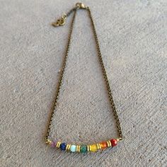 Collar Hippie, Chakra Gemstones, Diamond Choker Necklace, Dainty Diamond Necklace, Chakra Necklace, Chakra Jewelry, 14k Gold Necklace, Chain Choker Necklace, Precious Jewelry