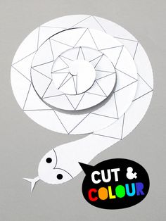 the cut and color logo is shown with an image of a fish