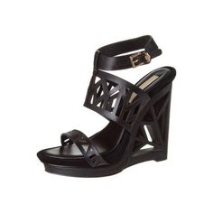 Bcbg Black Sato Wedge Sandals Size: 8 Color: Black Material: Leather Upper W/ Suede Detail Heel Height: 4.25” Gently Worn *Duster Included Wooden Heel, Black Wedges, Platform Wedges, Black Sandals, Shoes Online, Wedge Sandals, Women's Shoes Sandals, Black Shoes, Leather Straps