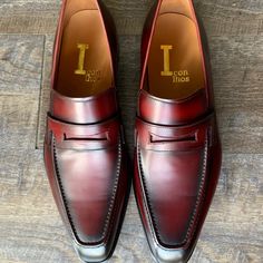 Leather Handmade Loafer Icon Shoes, Man Icon, Walk This Way, Mens Casual Outfits, Shoes Men, Slip Ons, Loafer Shoes, Leather Handmade, Gentleman