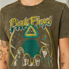 Brand New, Never Been Used. No Tags!! Color - Raven. Reach For This Pink Floyd Graphic Tee When Your Look Calls For Style And Comfort. Made Of Breathable 100% Cotton, This T-Shirt Is Ready To Pair With Everything From Denim Jeans Or Shorts To Comfy Joggers. Crew Neck Short Sleeves Band Merch Stonewashed Crew Neck T-shirt, Stonewashed Band Merch T-shirt With Crew Neck, Retro Stonewashed Summer Tops, Stonewashed Band Merch Crew Neck Top, Stonewashed Cotton Band Merch T-shirt, Stonewashed Cotton Band Merch Tops, Distressed Band Merch Top In Faded Color, Faded Band Merch Top For Summer, Retro Stonewashed Short Sleeve T-shirt