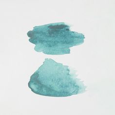 two different shades of blue ink on white paper