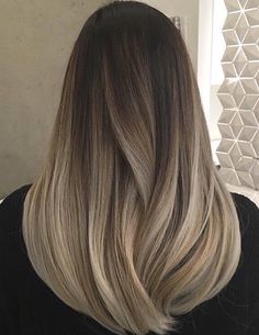 Balayage Straight, Balayage Straight Hair, Brown Hair With Blonde Highlights, Balayage Hair Blonde, Hair Coloring, Ombre Balayage, Pretty Hair