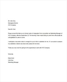 A two weeks notice letter, as the name suggests, should be delivered a full two weeks before you intend to stop performing your current roles. Two weeks is the .. Details of Two Weeks Notice Letter Short And Sweet Free Sample ’ 4+ Examples & Template, click this link: view details 2 Weeks Notice Letter, Two Weeks Notice Letter, 2 Week Notice Letter, Free Printable Letter Templates, 2 Weeks Notice, Printable Letter Templates, Word Reference