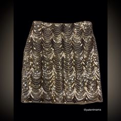 Nwt Crystal Doll Women’s Lined Gold Sequin Skirt. Condition: Nwt - New With Tags. Measurements Are Taken With Garment Laid Flat And Are Approximate: * Size S * Waist 12.5” * Length From C/B Hem - 15.5” I Am A Posh Ambassador Ii And I Offer A Unique And Diverse Collection Of Fashion Accessories, Home Decor, Vintage Finds, And Exclusive Items. My Inventory Is Always Changing As I Seek Out The Latest Brand New Products And Also Pre-Owned, Carefully Curated Collection For Resale, With A Focus On Aff Gold Sequin Skirt, Elastic Skirt, Skirt Trends, Home Decor Vintage, Sequin Mini Skirts, Bow Detail Dress, Gold Line, Sequin Mini, Stripe Skirt