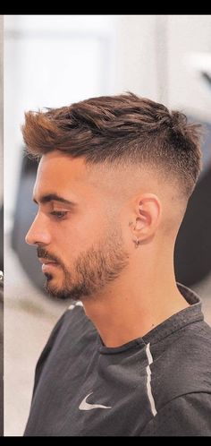 Faded Haircut, Haircut Ideas Trendy, Mid Fade Haircut, Short Hair With Beard, Apple Aesthetic, Mens Haircuts Short Hair