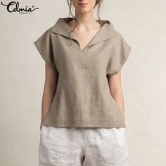 Nwt. Casual Chic, Wide Neck Linen Blouse Purchased At A Boutique While On Vacay In Bali. Pull-On Styling. 100% Cotton. Short Sleeve Linen Shirt, Linen Top Women, Linen Shirts Women, Womens Blouses, Vintage Blouse, Linnet, Plus Size Kleidung, Linen Blouse, 가을 패션