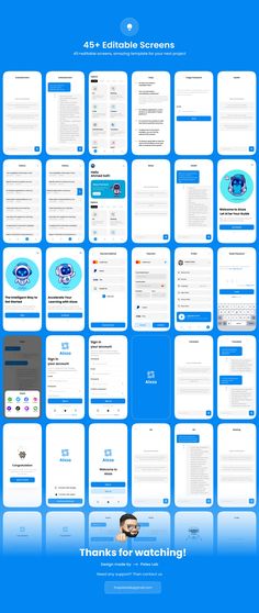 Alxza - AI Chatbot Mobile App Kit Chatbot Ui Design, Mobile App Inspiration, Ad App, Mobile App Templates, Tools List, Web Ui Design