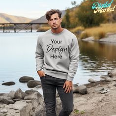 🏋️♂️ Empower Your Active Lifestyle: Elevate your sporty spirit with our Sport Grey Gildan Sweatshirt, flawlessly embodied by our athletic male model. This sweatshirt is more than apparel; it's a symbol of resilience, dedication, and the active pursuit of excellence. 🏆 A Canvas for Athletic Ambitions: The sporty grey hue of this sweatshirt mirrors the determination and perseverance of athletes. It represents the neutral ground where victories are won and challenges overcome. 📸 Modeling Strengt Branded Long Sleeve Sweatshirt For Sports Events, Long Sleeve Sweatshirt With Branding For Sports Events, Gray Relaxed Fit Sweatshirt For Sports Season, Crew Neck Sweatshirt For Sports Season, Sports Season Crew Neck Sweatshirt With Branding, Branded Crew Neck Sweatshirt For Sports Events, Sports Season Branding Crew Neck Sweatshirt, Sportswear Sweatshirt With Branding, Branded Sweatshirt For Sports Events