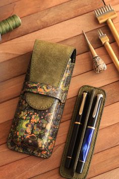 Two Slot Pen Case, Marbled Leather Pen Case, Leather Fountain Pen Case, Luxury Pen Case The product in the photo is visual. Message for the colors you want. Women's and Men's 2 Slot Pen Case , Leather Pen Case, Marbling Art, Minimalist Pen Case , Unisex Portable Pen Case, vegtan Leather, Ebru Art, Marbled Leather You will feel the best quality of leather Pen Case and craftsmanship with the art of a marbling bifold leather Pen Case . This Pen Case  will take you to the satisfaction of perfect seams and waxed corners with 15 years of experience. I have used the best vegan leathers and hand tools available to make this very unique and luxurious leather Pen Case for your lifetime of fun. This double-layer leather Pen Case , which is specially handmade, will be a great gift for you or your love Multicolor Leather Pouch Wallet, Luxury Multicolor Leather Wallets, Leather Rectangular Wallet, Multicolor Leather Rectangular Wallet, Multicolor Leather Wallets, Multicolor Rectangular Case For Personal Use, Multicolor Rectangular Cases For Personal Use, Multicolor Rectangular Case For Daily Use, Multicolor Leather Wallet As Gift