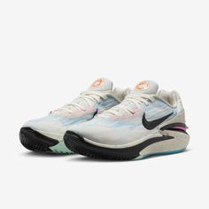 Women's Nike Air Zoom Gt Cut 2 'Sail Pink Spell' Size - 9 New In Today’s Game, Slow-Footed Slugs Get Sought Out And Exposed. Space Makers Stay On The Floor. The G.T. Cut 2 Ep Helps You Stop On A Dime And Accelerate Back Into The Open Lane In A Low-To-The-Ground Design That Helps Minimize Court Contact While Switching Direction. We Used Insights From Female Athletes To Create A Shoe That Helps You Play Quickly And With Confidencewhich Every Basketball Player Needs. Separate The Players From The P Gt Cut 2, Ground Design, Basketball Player, Air Zoom, Nike Air Zoom, Female Athletes, Basketball Players, Basketball Shoes, Nike Women