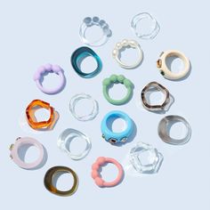 Do you want a symbolic ring that would signify your personal beliefs? Our modern take on Olina Rings will spell-bound anyone, with its band of sparkling stones set in a line of three. This stunning acrylic ring comes in multiple shades like white, light pink, and blue. Trinity bands are known to represent the past, present, and future.- Acrylic- Available in White, Pink, and Blue Trendy Crystal Promise Ring, Trendy Round Crystal Promise Ring, Trendy White Open Ring, Trendy White Crystal Open Ring, Modern White Crystal Open Ring, Trendy Resin Ring Jewelry, Trendy Resin Ring, Modern Resin Ring Jewelry, Trendy White Crystal Promise Ring