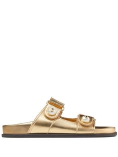 Fayence leather sandals Sandals Gold, Trending Sandals, Estilo Preppy, Van Cleef Arpels, 2024 Fashion, Comfortable Sandals, Dolce & Gabbana, Valentino Garavani, Women's Shoes Sandals