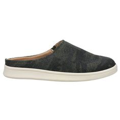 Cozy and sporty, this cool slip-on sneaker mule with a shearling lining is a game-changer. Felted fabric upper with a round toe, slip-on fit, full shearling lining for a cozy feel, and sporty white sole. Toe box and heel counter crafted with recycled materials. Size: 8.  Color: Green.  Gender: female.  Age Group: adult. Backless Shoes, Mary Jane Shoes Black, Camo Shoes, Canvas Loafers, Mule Sneakers, Walking Sneakers, Mesh Shoes, Womens Mules, Slides Shoes