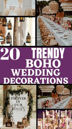 Want to try these boho wedding decorations? If you're looking for boho wedding decorations then this post is for you. Come and try these beautiful and gorgeous boho decorations. These boho wedding decorations are ones you'll just love. Wedding Decor Boho, Boho Decorations, Bohemian Wedding Decorations, Summer Wedding Decorations, Dream Wedding Decorations, Lakeside Wedding, Boho Wedding Decorations