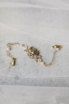 Gold Pearl Wedding Bracelet | Floral Lace Bracelet for Bride | Dainty, Vintage Inspired Adjustable Pearl Bracelet For Wedding, Wedding Pearl Bracelet With Adjustable Chain, Gold Pearl Bracelet For Wedding, Wedding Bracelets With Pearl Charm, Dainty Pearl Chain Wedding Bracelets, Dainty Pearl Bracelets For Wedding, Delicate Pearl Bracelet With Adjustable Chain For Wedding, Delicate Wedding Bracelet With Adjustable Chain, White Pearl Bracelet With Delicate Chain For Wedding