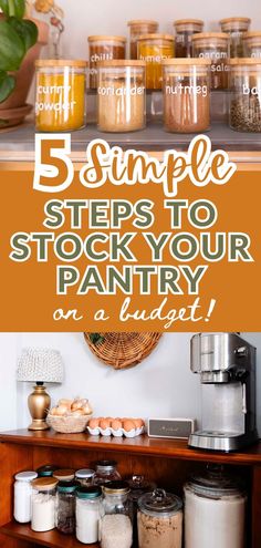 five simple steps to stock your pantry on a budget