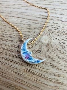 "Hey Diddle Diddle, the Cat and the Fiddle, the Cow jumped over the Moon..." The wise moon looks on the whimsical antics below in this charming enameled Moon Necklace. Available on 16" or 18" 14k Gold Fill chains. Handcrafted in Sterling Silver, 14k Gold Fill & Vitreous Enamel. Cow Jumped Over The Moon, Hey Diddle Diddle, Vitreous Enamel, The Cow, Lovely Jewellery, Over The Moon, Moon Necklace, Gold Filled Chain, The Moon