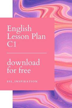 Download a free printable ESL lesson plan for C1 level! English Study Plan, C1 English, English Teacher Lesson Plans, Second Language Teaching, Teach English To Kids, English Lesson Plans, Learning Phonics, Esl Teaching Resources, English Learning Books