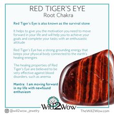 Healing Rocks, Crystal Power, Crystal Guide, Red Tiger, Tiger Eye Crystal, Spiritual Crystals, Gemstone Meanings, Crystal Therapy