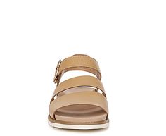 Dr. Scholl's Island Glow Women's Wedge Sandal Catch a flight and don't look back in the Dr. Scholl's Island Glow women's wedge Sandal. With a faux leather upper featuring a gold-tone buckle detail for extra style, this hook & loop strap Sandal also has a slim, faux wood wedge heel and scalloped sole. The Insole Technology cushions every step while supporting your arch as well. Synthetic upper  Hook/loop closure  Contoured footbed  Insole Technology  1 1/3" wedge heel Casual Low Heel Platform Sandals, Casual Low Heel Wedge Sandals With Heel Strap, Cushioned Low Heel Wedge Sandals, Casual Low Heel Wedge Sandals For Vacation, Casual Low Heel Wedge Sandals With Buckle Closure, Casual Low Heel Wedge Sandals With Buckle, Don't Look Back, Dr. Scholl's, Rack Room