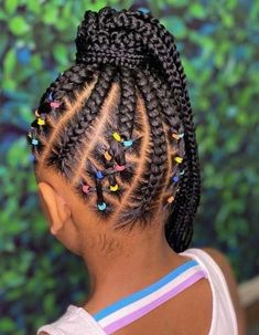 2024 Trendy Braided Hairstyles for Black Kids: Easy & Pretty Styles Simple Hairstyle For School, Natural Hairstyles For Black Kids, Free Hand Hairstyles, Hairstyle For School, Daughter Hairstyles, Girls School Hairstyles, Black Kids Braids Hairstyles, Girly Hairstyles, Hairstyles For Black Kids