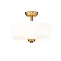 Z-Lite Arlington 3 Light Semi Flush Mount Brass Semi Flush Mount Light, Modern Flush Mount, Flushmount Ceiling Lights, Semi Flush Lighting, Semi Flush Mount Lighting, Semi Flush Mount, Flush Mount Lighting, Flush Mount Ceiling, Flush Mount Ceiling Lights